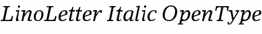 Lino Letter Italic
