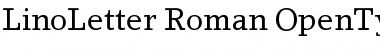 Lino Letter Roman