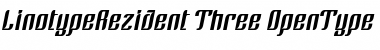 Download Linotype Rezident Three Font