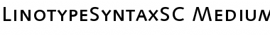 LinotypeSyntaxSC Medium Font