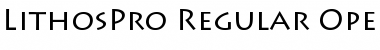 Lithos Pro Regular Font