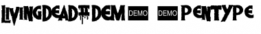 Download Living Dead 2 DEMO Font