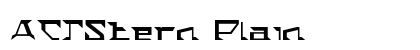 ACTStern Plain Font Preview ACTStern Plain Font Preview