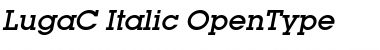 LugaC Italic Font