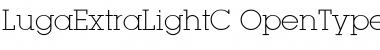 Download LugaExtraLightC Font