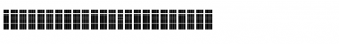 Luggagetag Grid Font