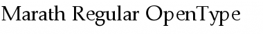 Marath-Regular Regular Font