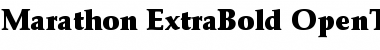 Download Marathon-ExtraBold Font