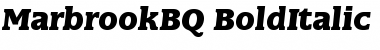 Marbrook BQ Regular Font