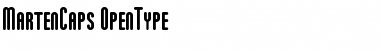 MartenCaps Regular Font