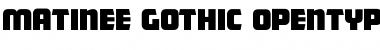 Download Matinee-Gothic Font