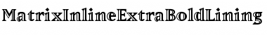 MatrixInlineExtraBoldLining Regular Font