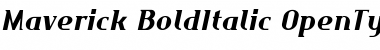 Maverick BoldItalic Font