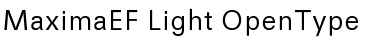 Download MaximaEF-Light Font