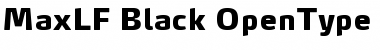 Download MaxLF-Black Font