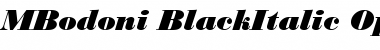 Bodoni Black Italic