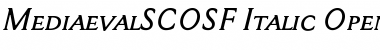 MediaevalSCOSF Italic Font