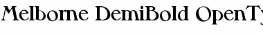 Melborne-DemiBold Regular Font