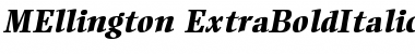 Ellington Extra Bold Italic