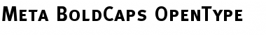Meta BoldCaps Font