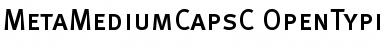 Download MetaMediumCapsC Font