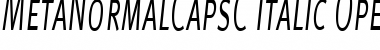 Download MetaNormalCapsC Font