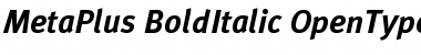 MetaPlus BoldItalic Font