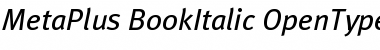 MetaPlus BookItalic Font