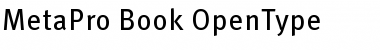 MetaPro-Book Regular Font