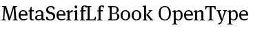 Download MetaSerifLf-Book Font