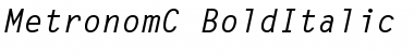 MetronomC Bold Italic