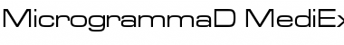 Microgramma D Font