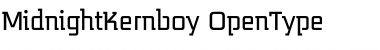 MidnightKernboy Regular Font