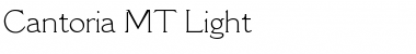 Download Cantoria MT Light Font