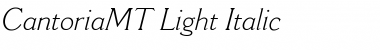 Download CantoriaMT-Light Font