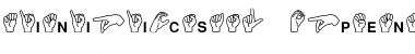 Download MiniPics ASL Font