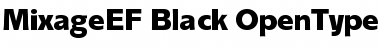 MixageEF Black Font
