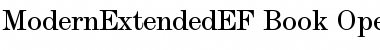 ModernExtendedEF Book Font