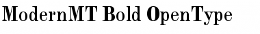 Monotype Modern Bold Font