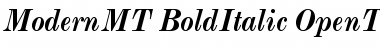Monotype Modern Bold Italic