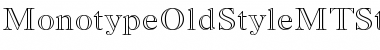 Monotype Old Style MT Std Bold Outline Font