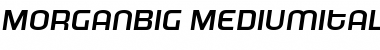 MorganBig MediumItalic Font