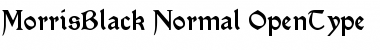 MorrisBlack Regular Font