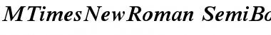 Times New Roman Semi Bold Italic