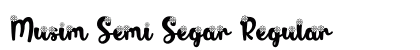 Musim Semi Segar Regular Font Musim Semi Segar Regular Font Preview