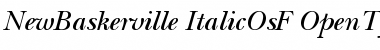 ITC New Baskerville Italic OsF