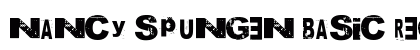 Nancy Spungen Basic Regular Font Nancy Spungen Basic Regular Font Preview