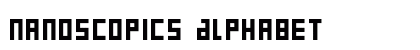 Nanoscopics Alphabet Font Nanoscopics Alphabet Font Preview