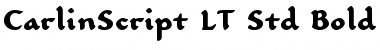 Download CarlinScript LT Std Bold Font