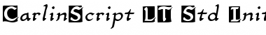 CarlinScript LT Std Initials Regular Font